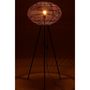Voir la diapositive 3 : Paris Prix Lampadaire Trépied  Rotin & Métal  125cm Naturel