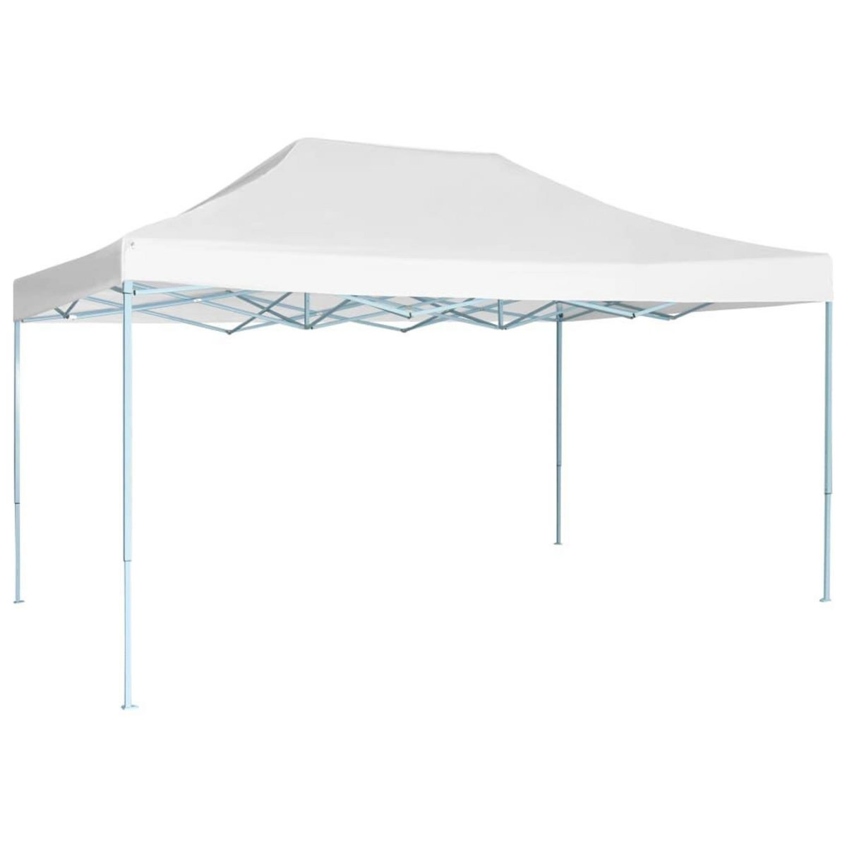 VIDAXL Tente de reception pliable professionnelle 3x4 m Acier Blanc