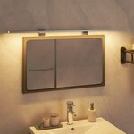 VIDAXL Lampe de miroir a LED 13 W Blanc chaud 80 cm 3000 K