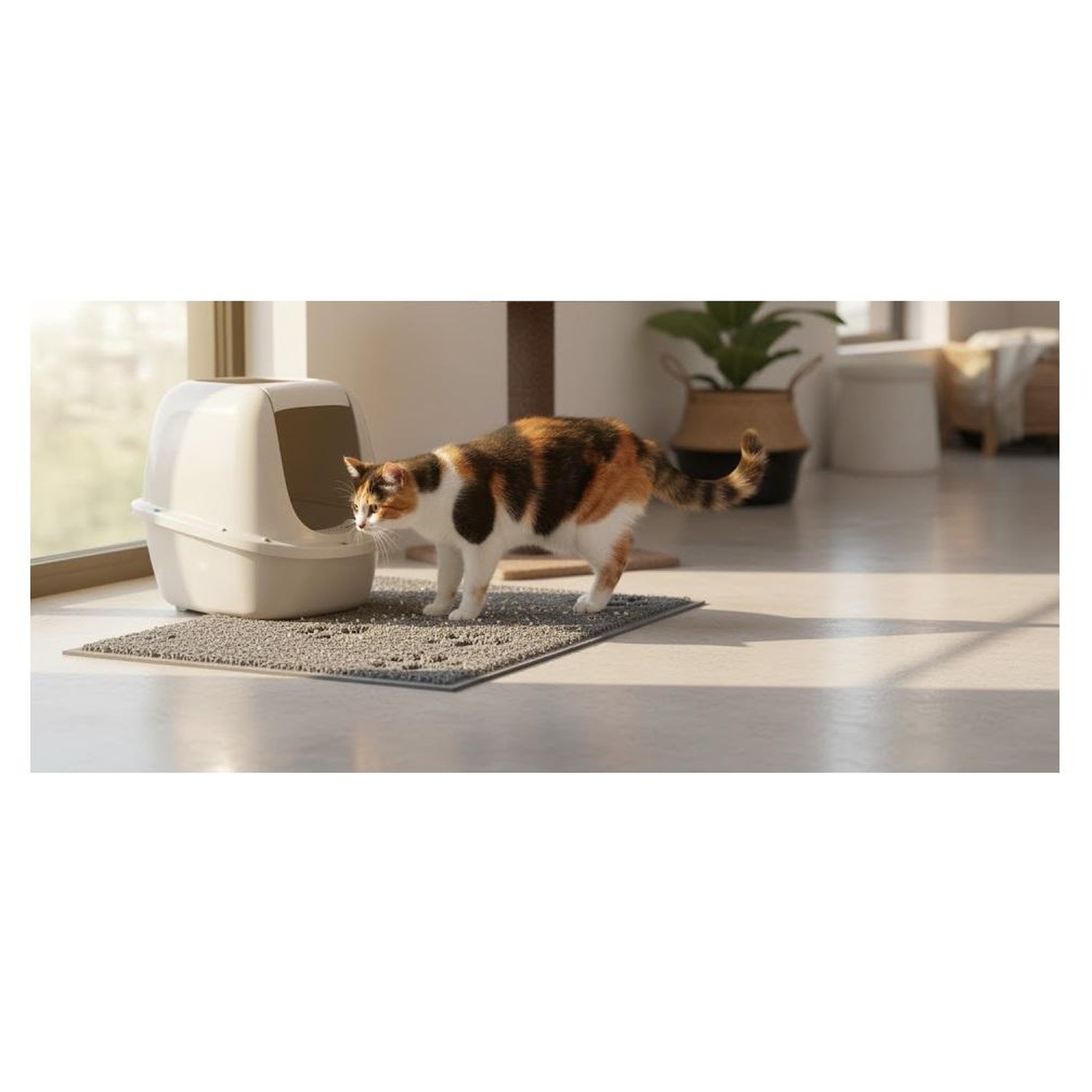 Voir la diapositive 4 : Eden Tapis de litière pour chat tumbi l