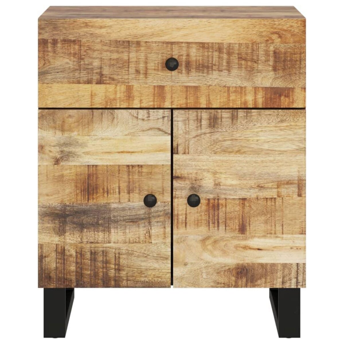 VIDAXL Table de chevet 50x33x60 cm Bois de manguier et d'ingenierie