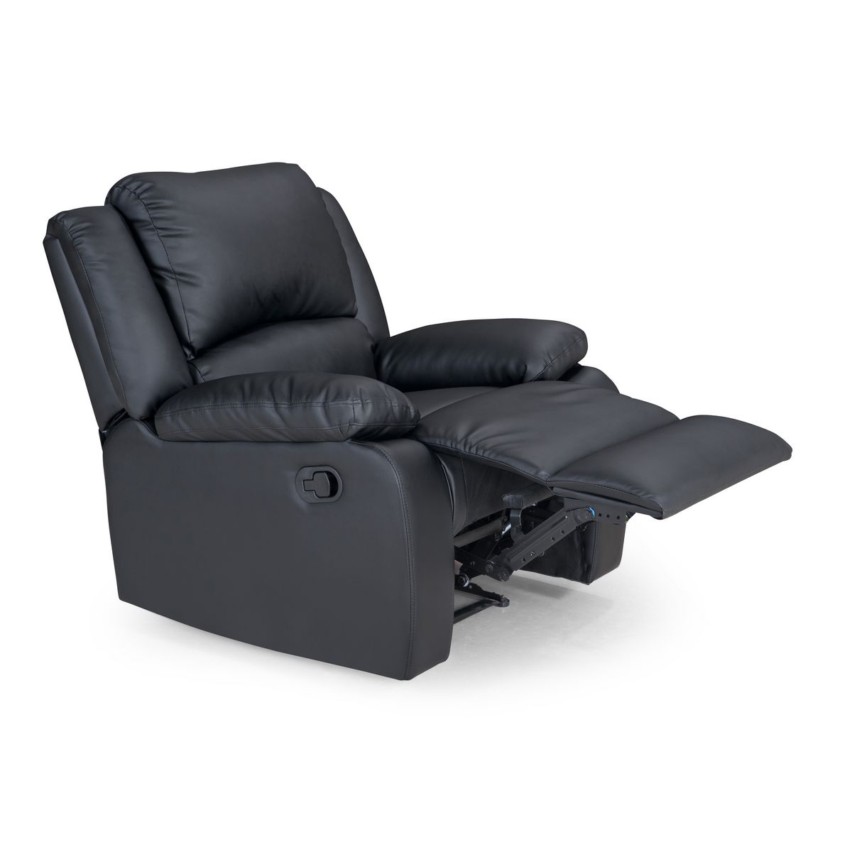 Fauteuil relax manuel HELENE  pu coloris noir 