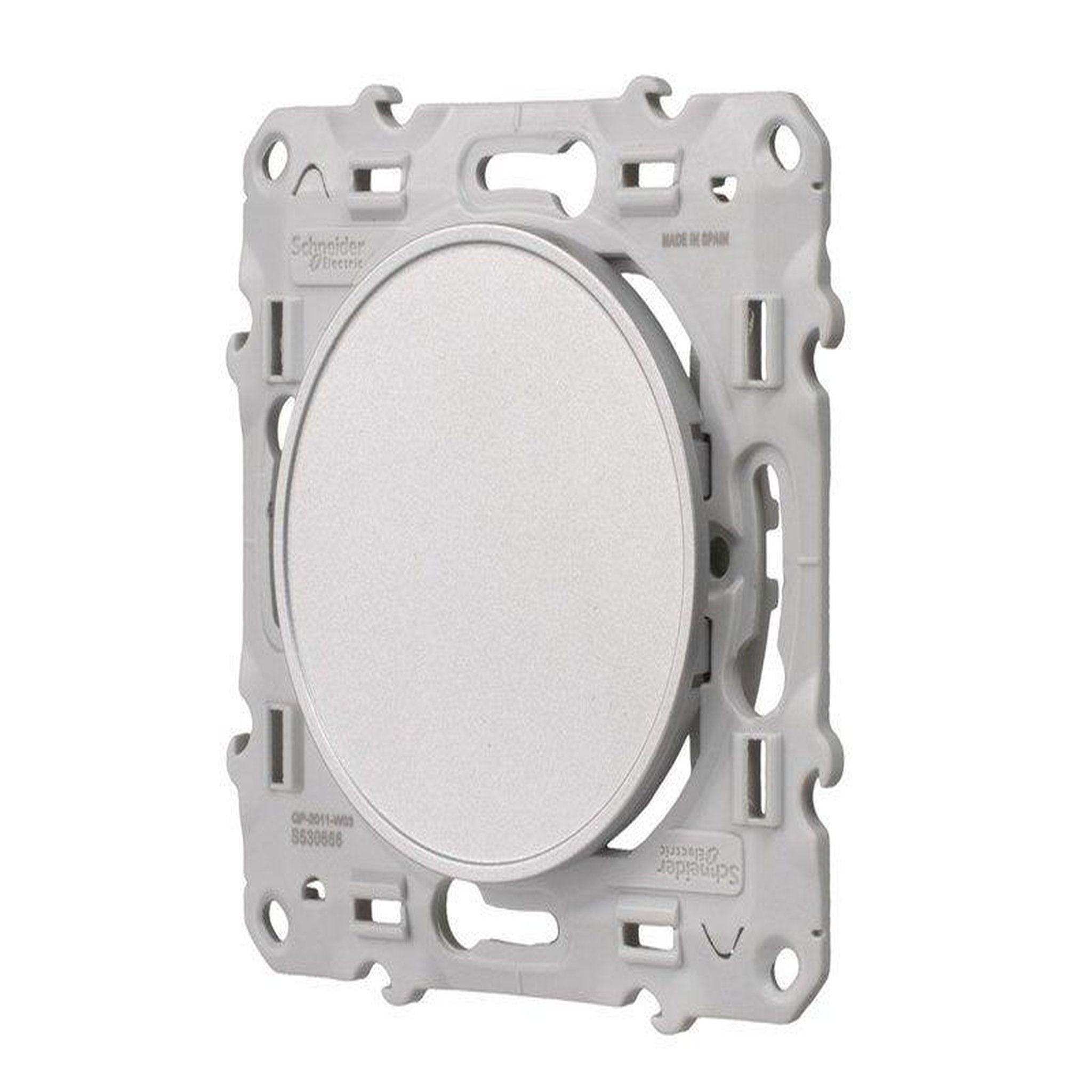 Schneider Electric Obturateur Odace, gris aluminium