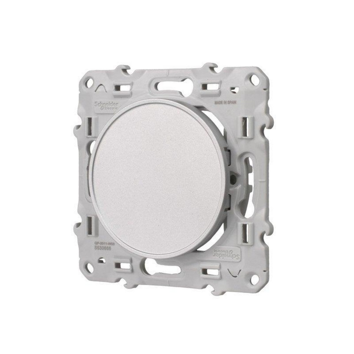 Schneider Electric Obturateur Odace, gris aluminium