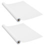 Voir la diapositive 2 : VIDAXL Films autoadhesifs pour meubles 2 pcs Blanc 500x90 cm PVC
