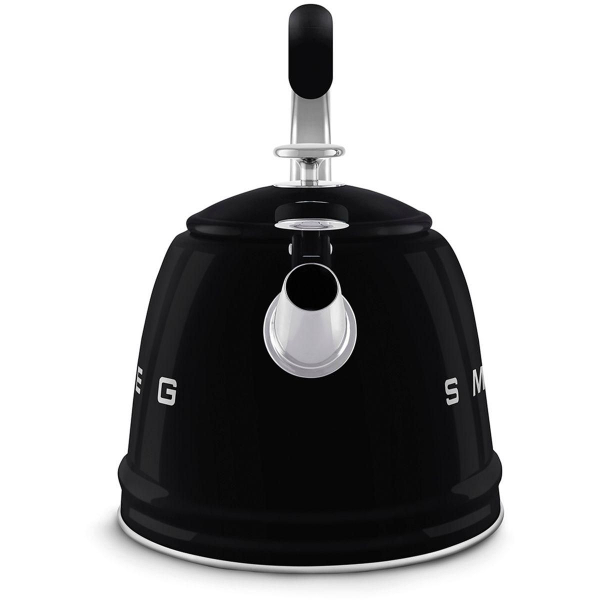 SMEG Bouilloire sifflante 2.3L noir