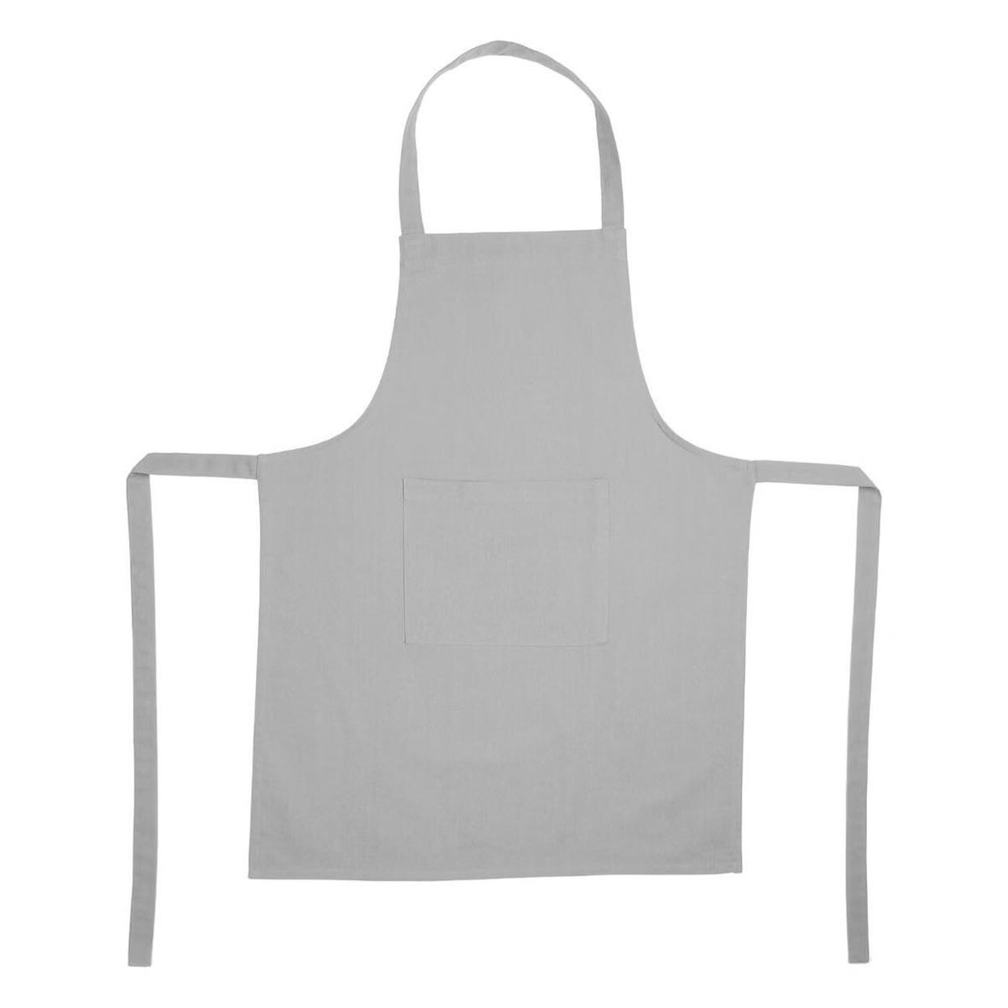 ATMOSPHERA Tablier de cuisine  coton  80cm gris clair