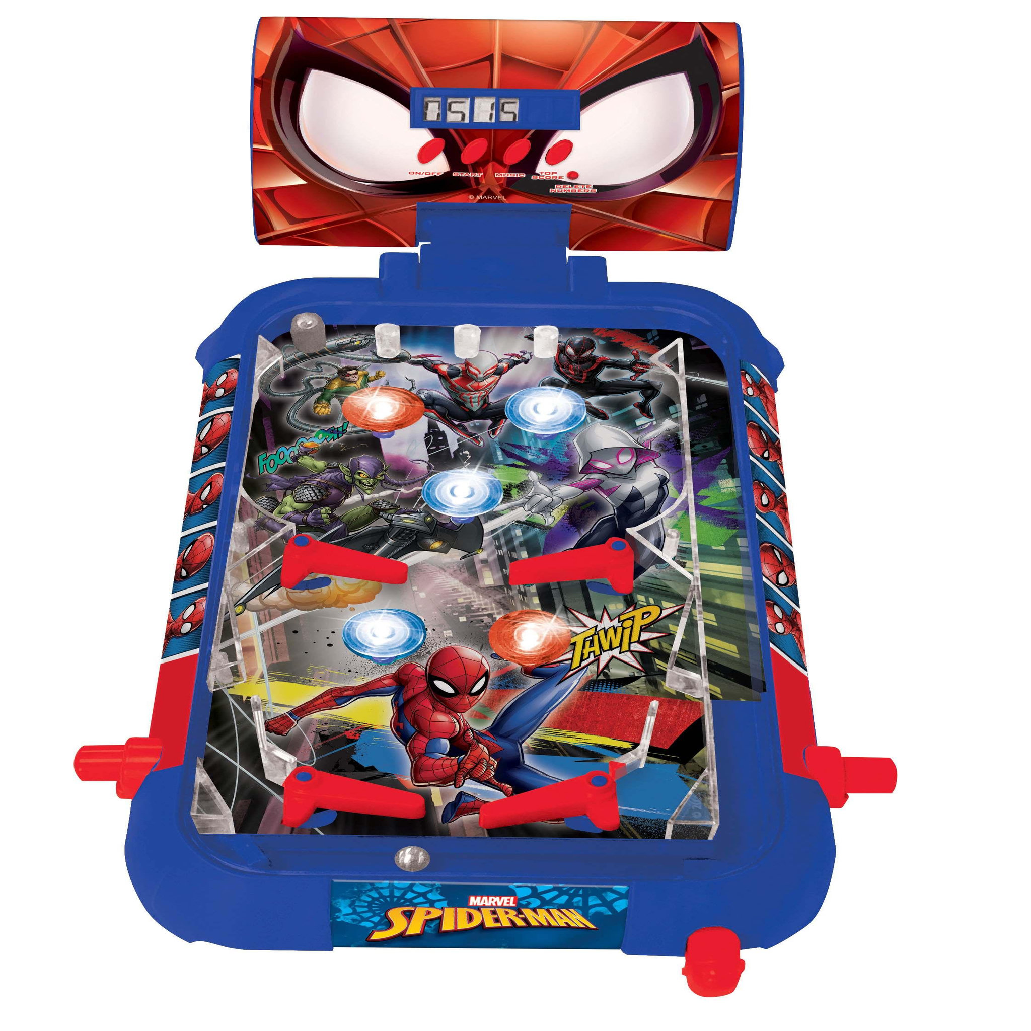 Voir la diapositive 2 : Lexibook Flipper électronique de table Spiderman
