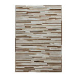 Paris Prix Tapis Tissé en Cuir Fait Main  Lavish  Crème. Coloris disponibles : Beige