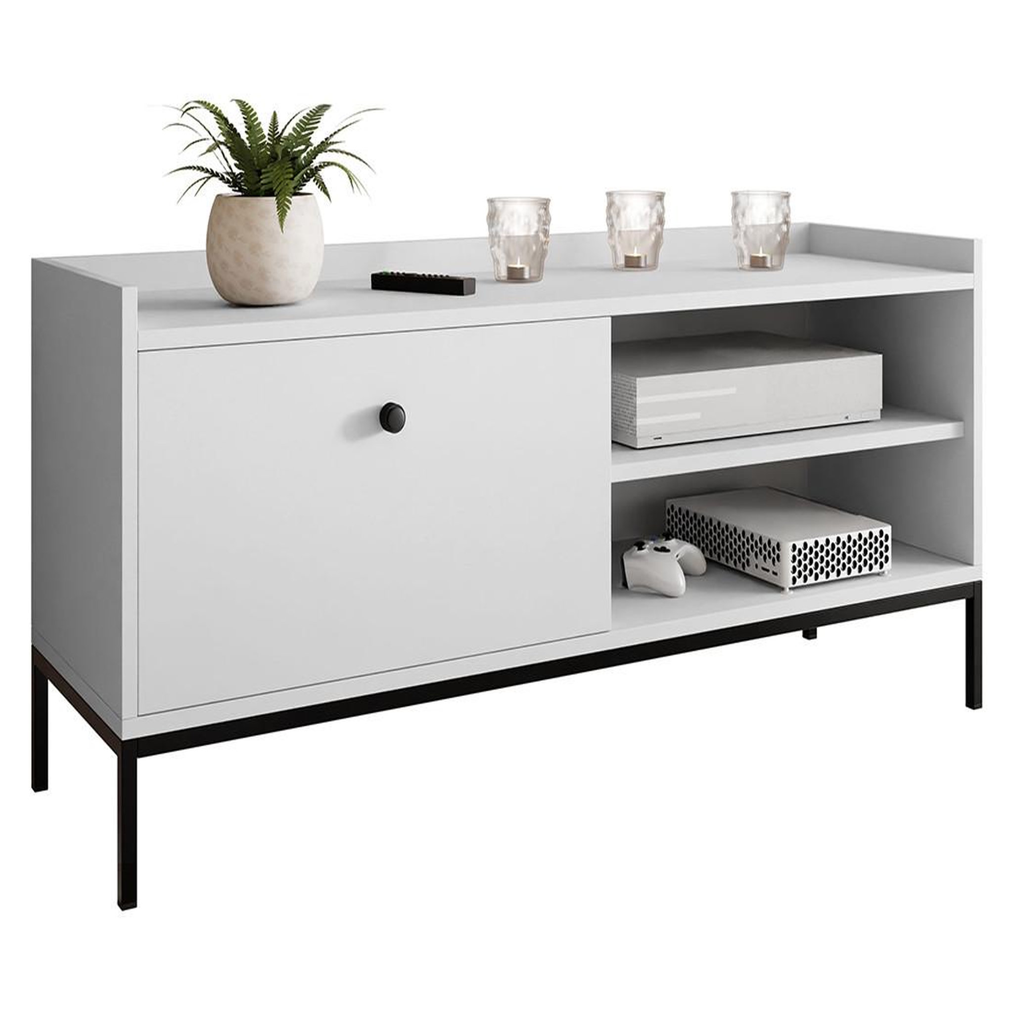 Voir la diapositive 2 : BEST MOBILIER Filipo - meuble tv - 140 cm