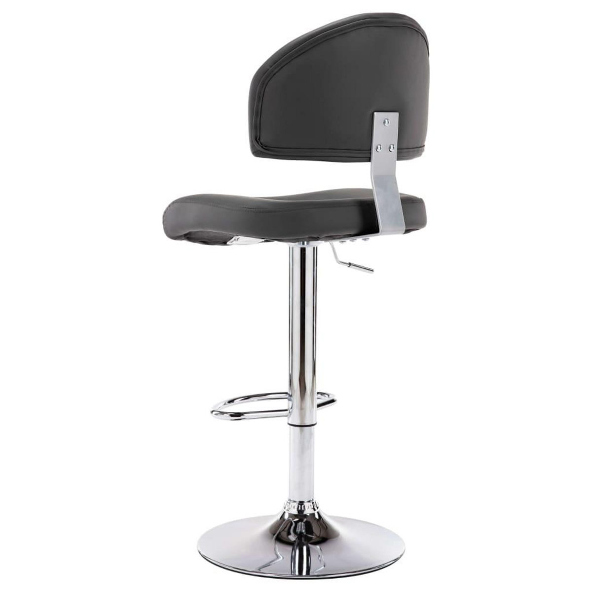 VIDAXL Tabouret de bar Gris Similicuir