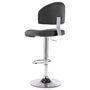 Voir la diapositive 2 : VIDAXL Tabouret de bar Gris Similicuir