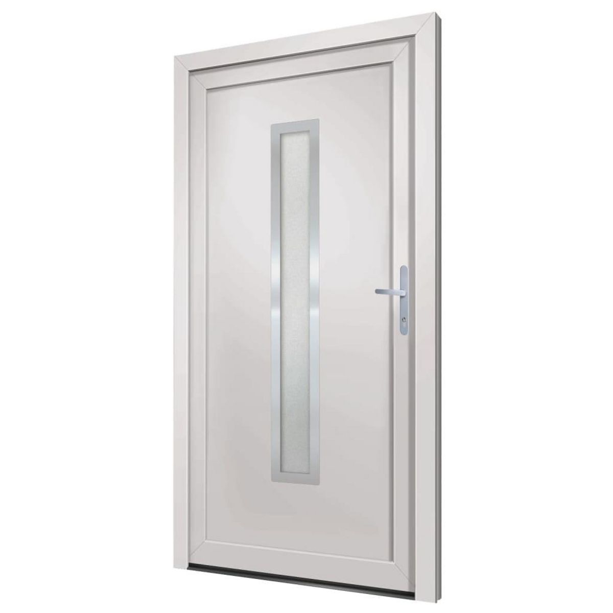 VIDAXL Porte d'entree Blanc 98x200 cm PVC