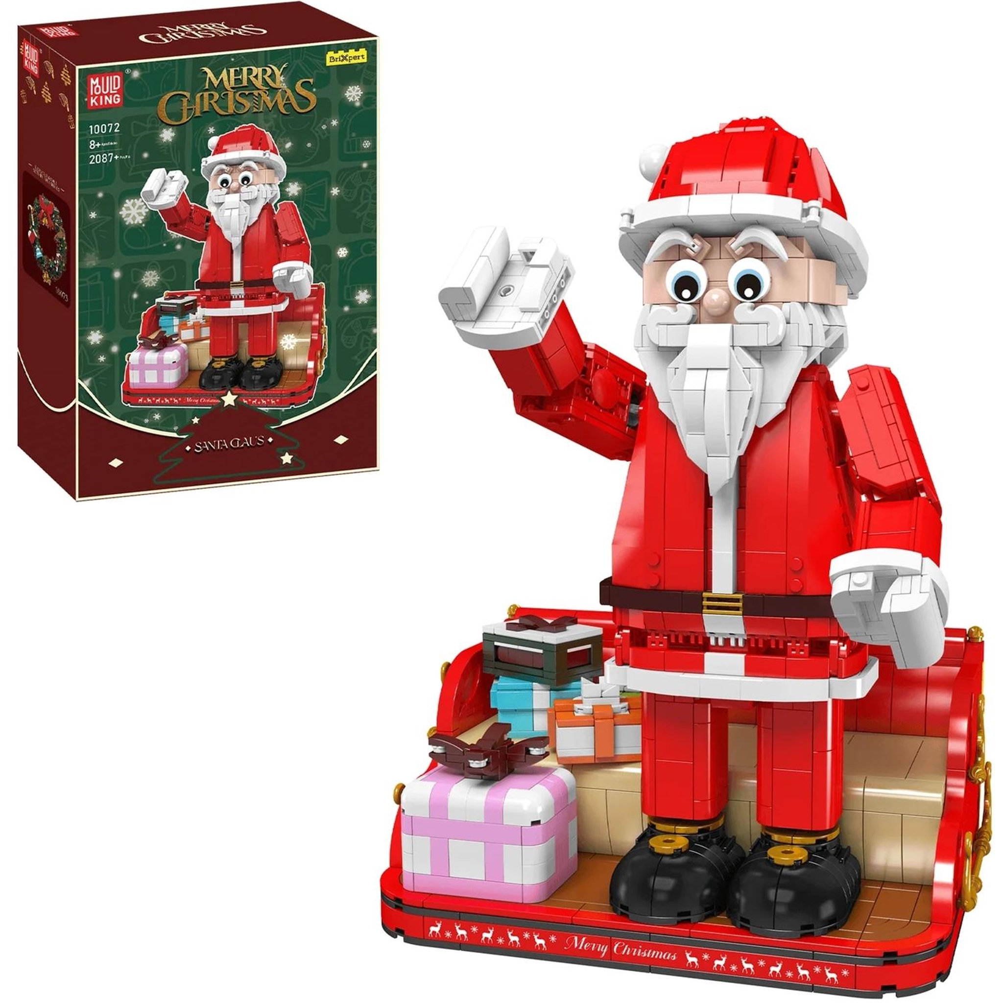 MOULD KING Le père Noël avec cadeaux