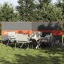 Voir la diapositive 1 : VIDAXL Brise vent de camping gris et orange 344x120 cm imperméable