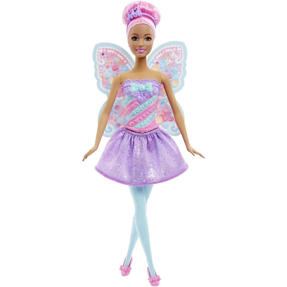 BARBIE Poupée Barbie Fée Multicolore Bonbons