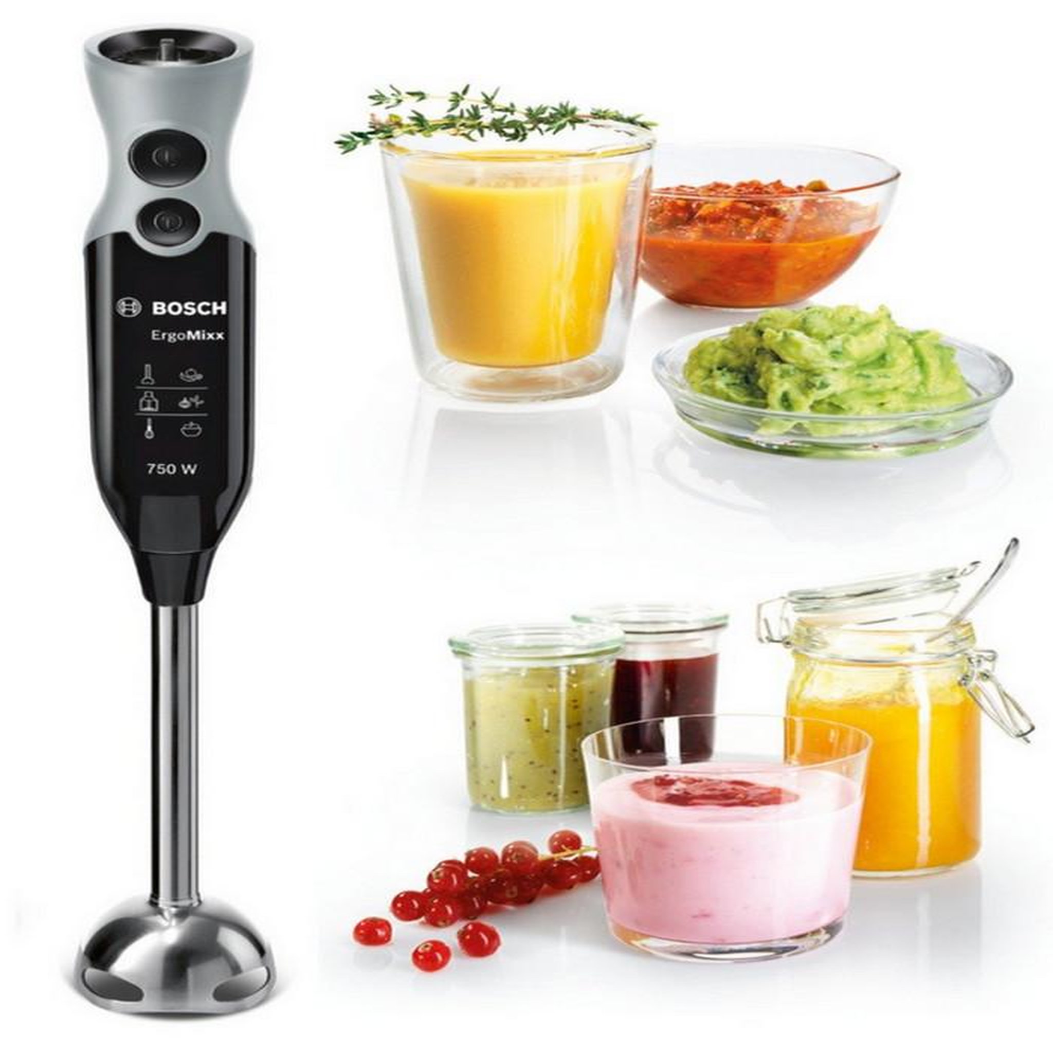 Voir la diapositive 2 : BOSCH Mixeur plongeant 750w - msm67160