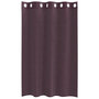 Voir la diapositive 4 : VIDAXL Rideaux en voile avec œillets 2 pcs violet 140x175 cm