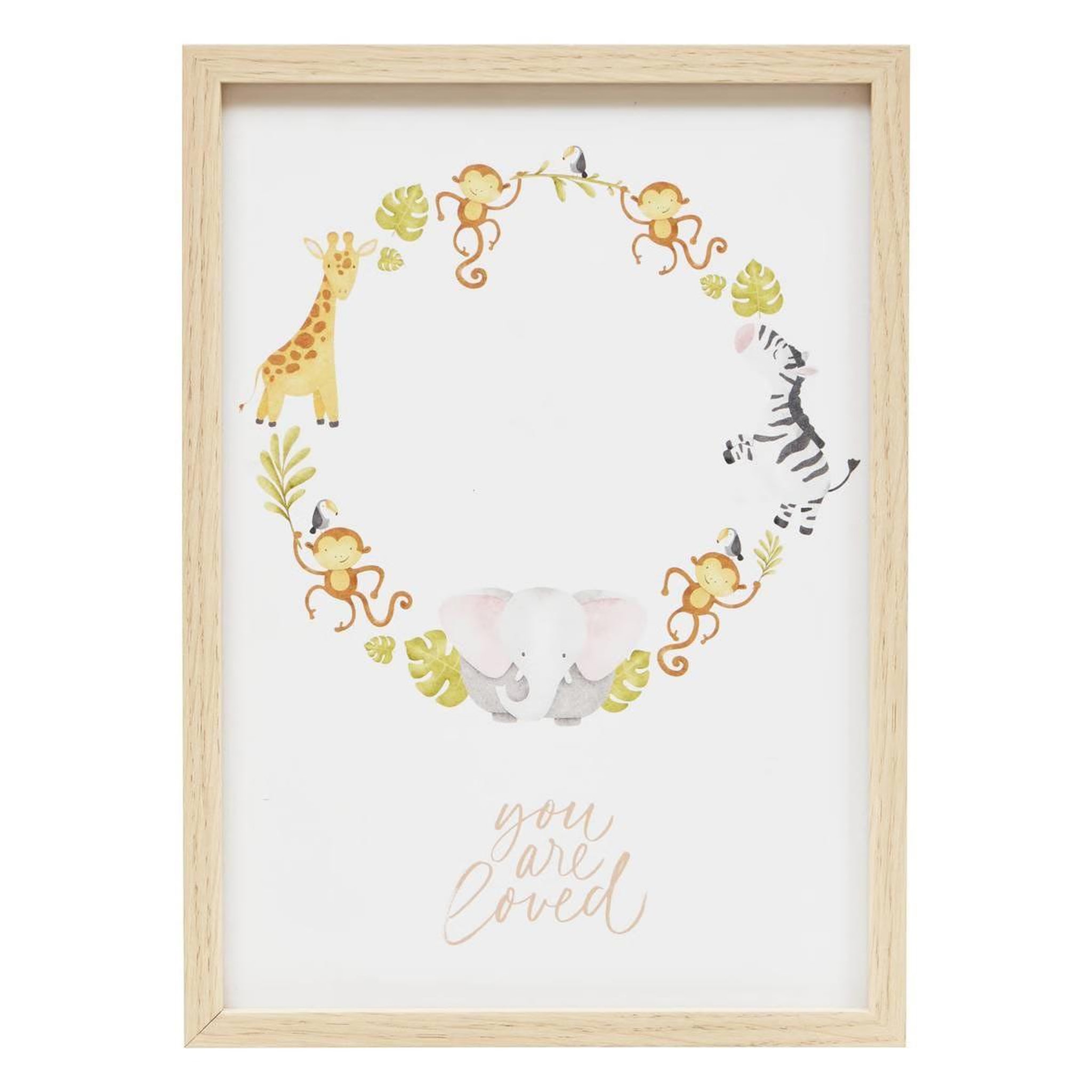 Voir la diapositive 2 : Atmosphera Kids Coffret cadre à empreintes  jungle  22x31cm multicolore