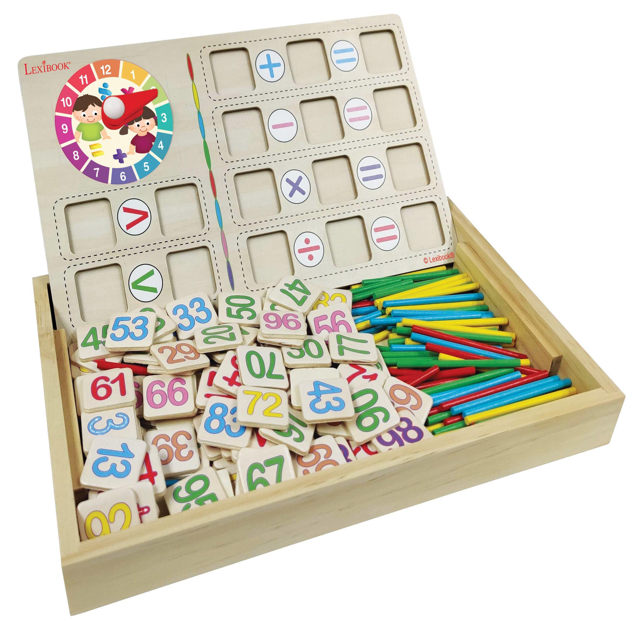 Lexibook Bio Toys L'École des Maths - Jeu en Bois