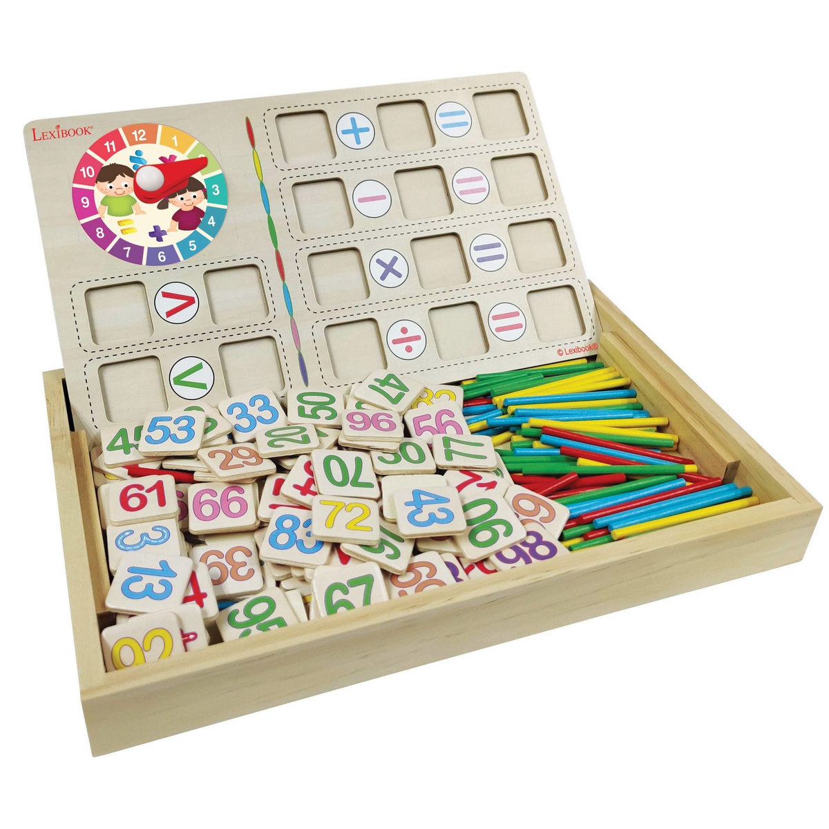 Lexibook Bio Toys L'École des Maths - Jeu en Bois
