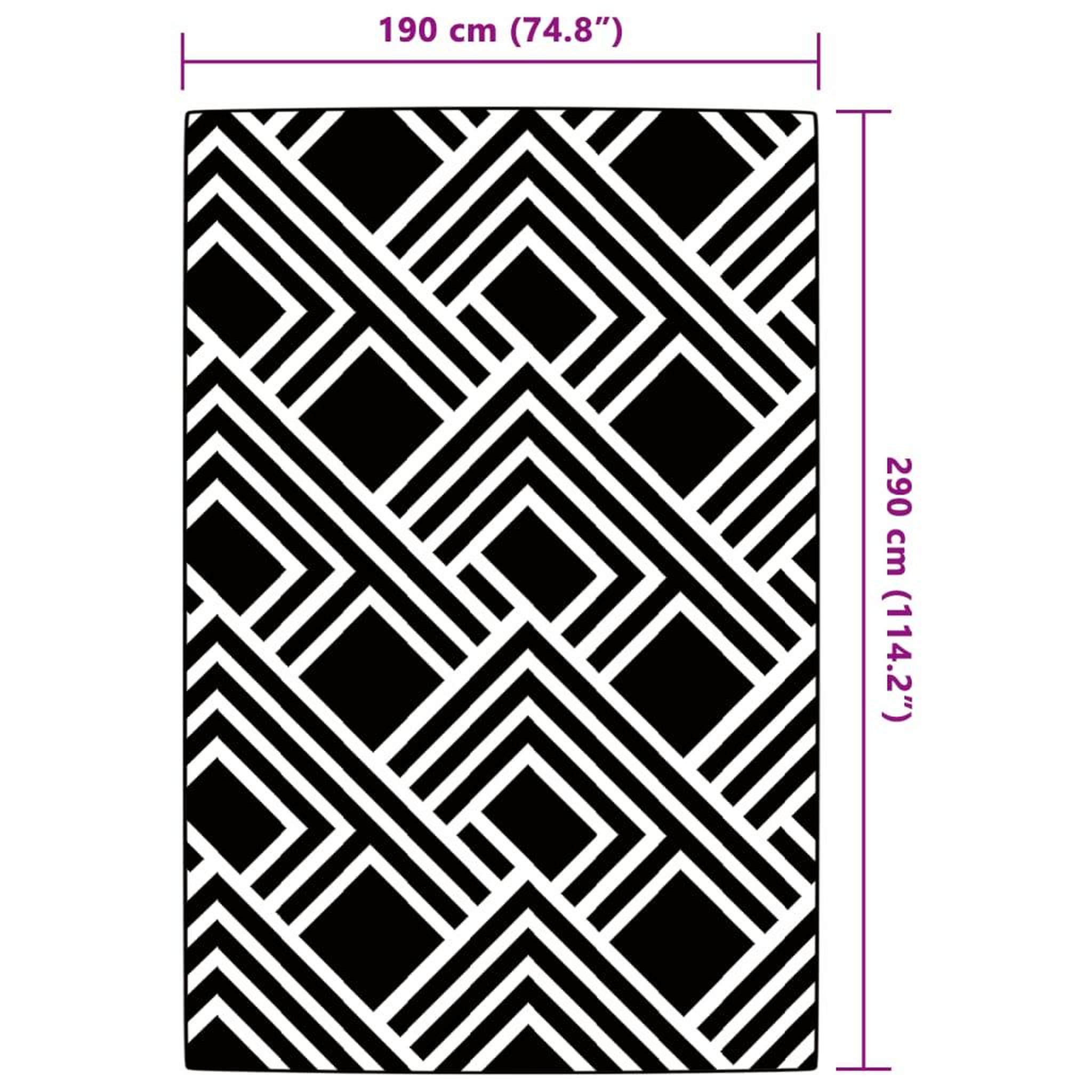 Voir la diapositive 6 : VIDAXL Tapis d'exterieur ARAKIL Gris 190x290 cm PP