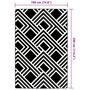 Voir la diapositive 6 : VIDAXL Tapis d'exterieur ARAKIL Gris 190x290 cm PP