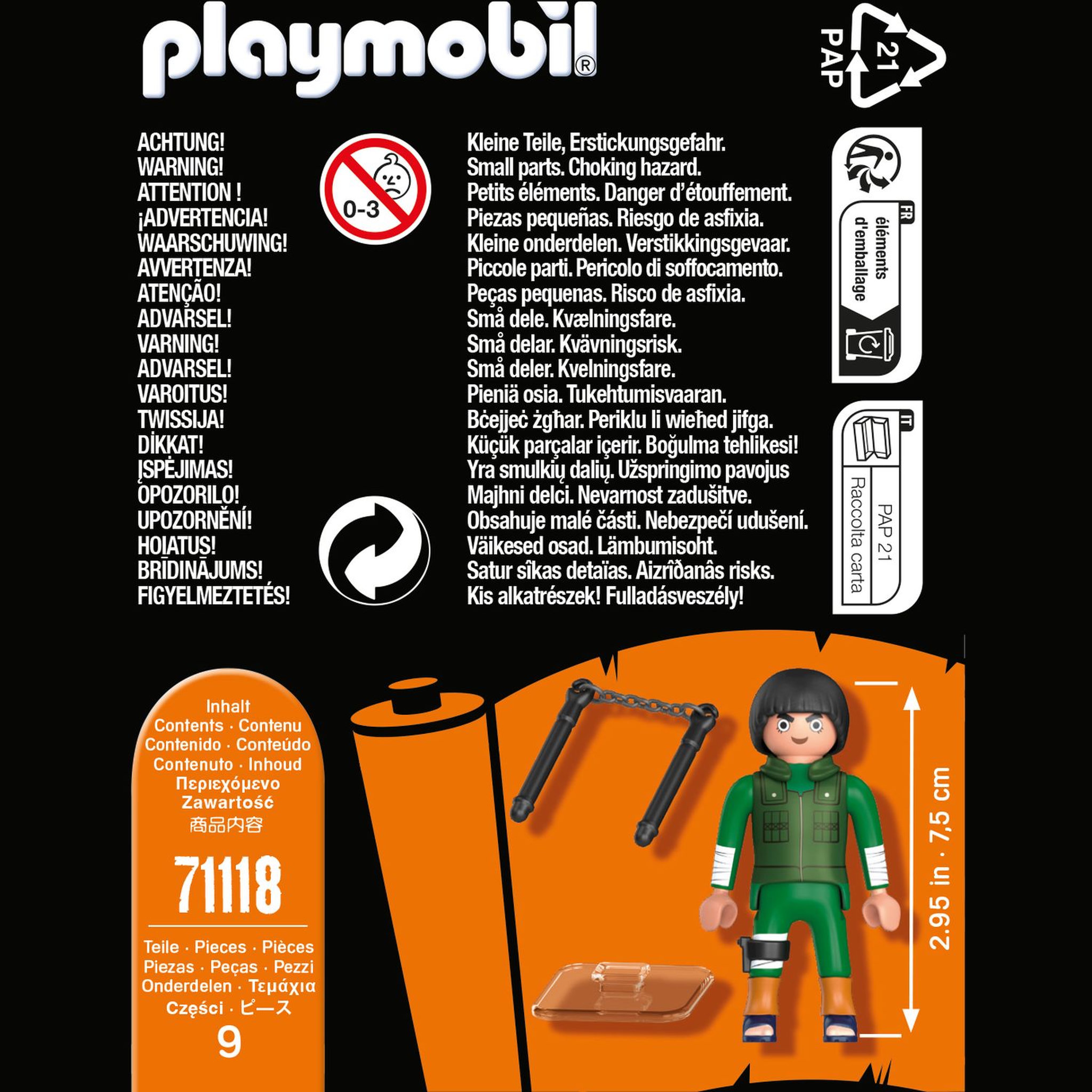 Voir la diapositive 3 : PLAYMOBIL 71118 Rock Lee