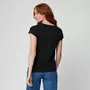 INEXTENSO T-shirt manches courtes noir femme Mickey