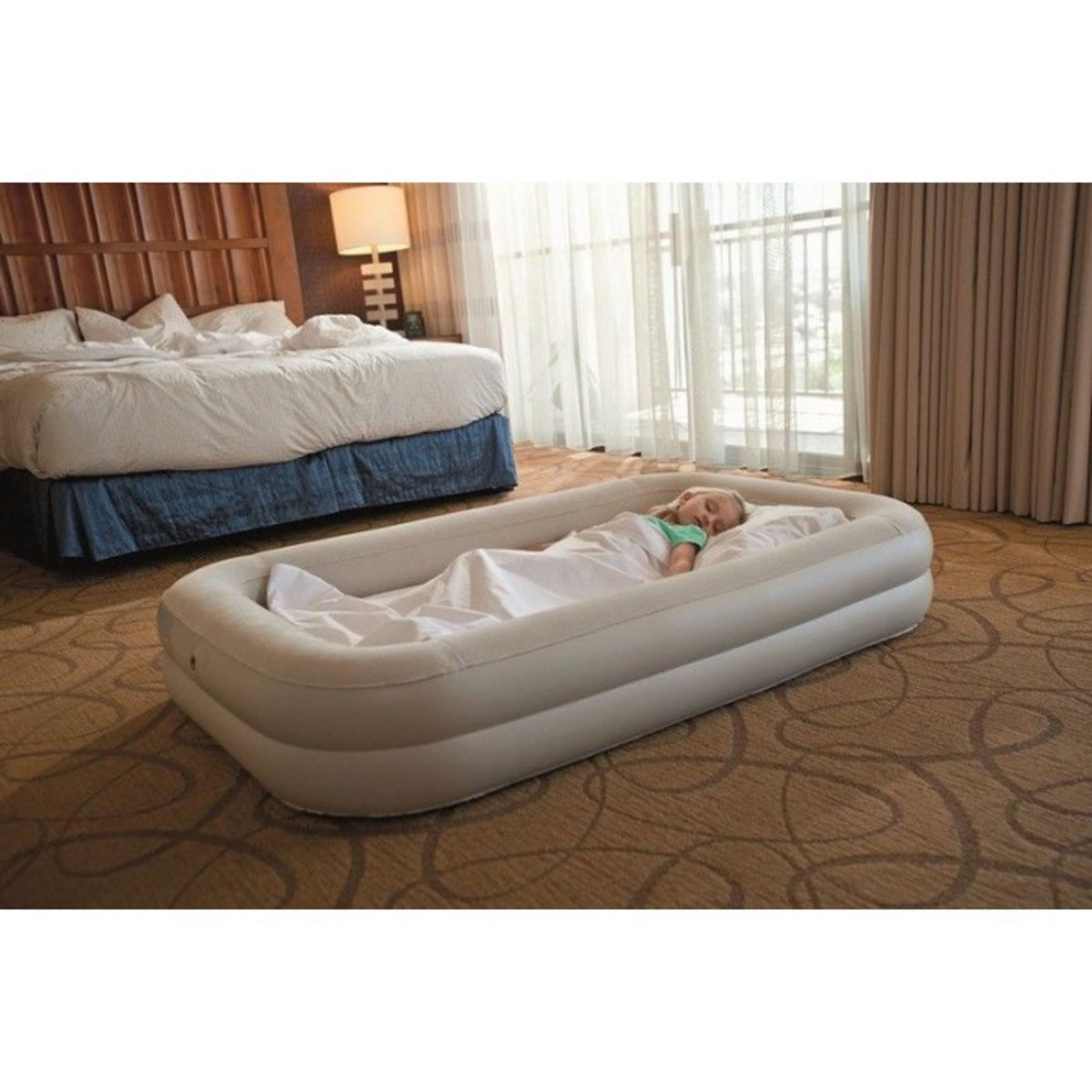 INTEX Matelas gonflable de camping - Enfant - 1 personne - 107x168x25cm