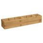 Voir la diapositive 3 : FIVE Organiseur Bambou à Compartiments  Tidy Smart  8x38cm Naturel