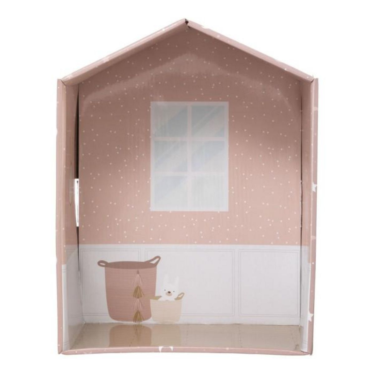 Atmosphera Kids Lot de 2 Peluches Enfant  Souris & Maman  28cm Rose