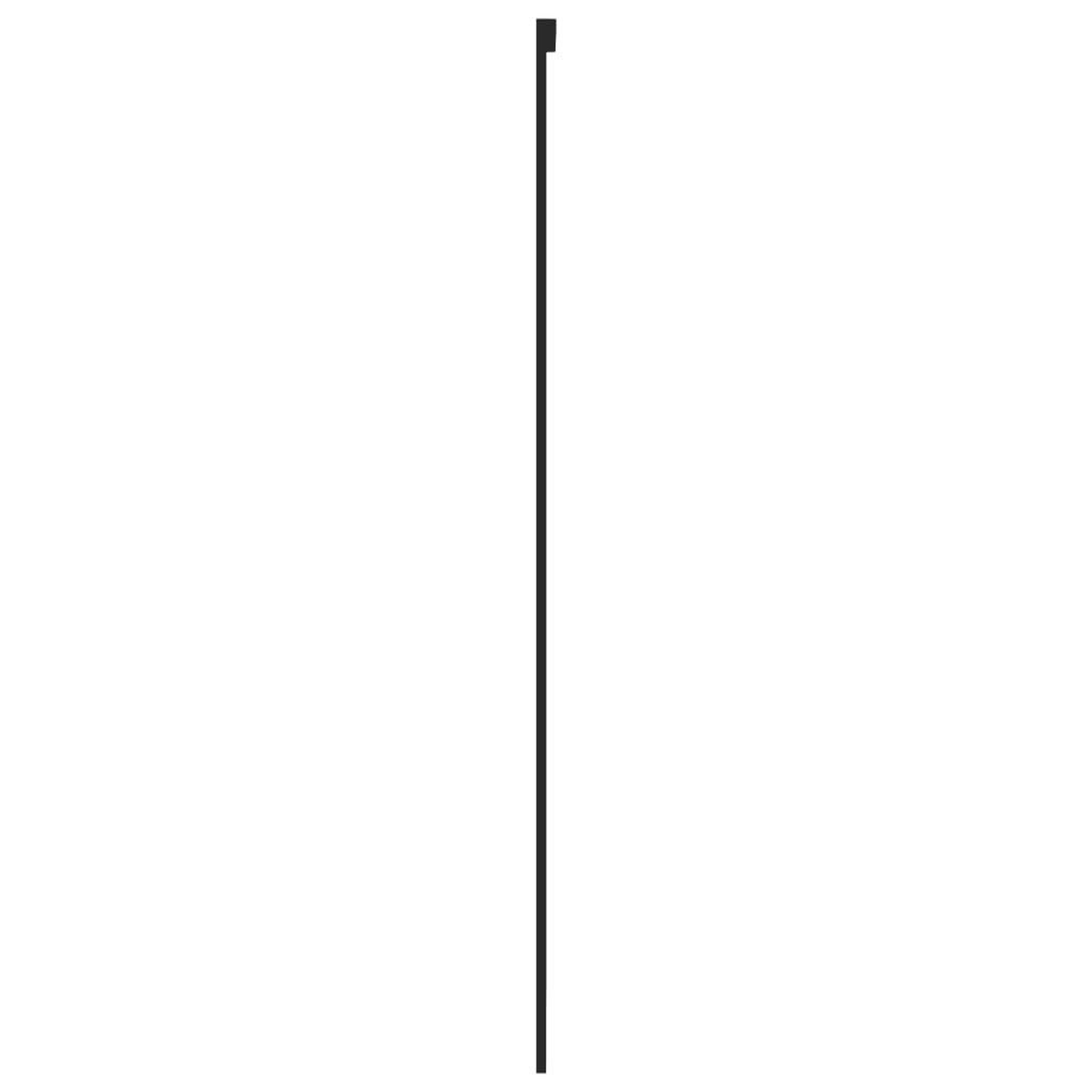 Voir la diapositive 5 : VIDAXL Porte coulissante noir 76x205 cm verre trempe aluminium