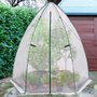 Voir la diapositive 4 : ID MARKET Serre d'hivernage dôme maxi format 250 x 250 x 200 cm balcon et terrasse