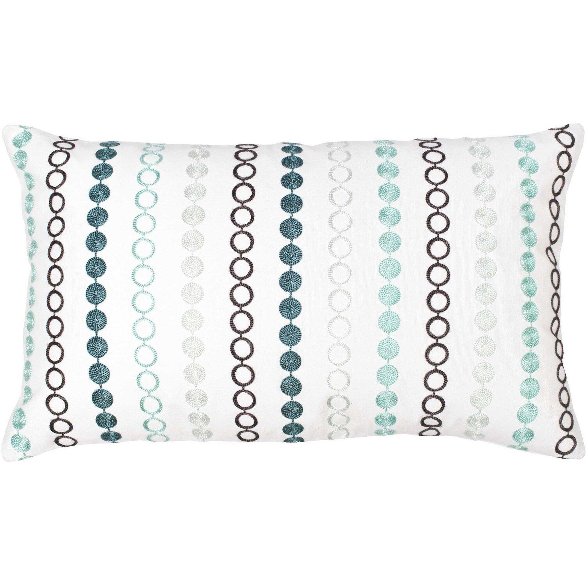 Les Ateliers du Linge Coussin imprimé en polycoton stello. Coloris disponibles : Rose, Vert