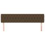 Voir la diapositive 3 : VIDAXL Tetes de lit 2 pcs Marron Fonce 100x7x78/88 cm Tissu