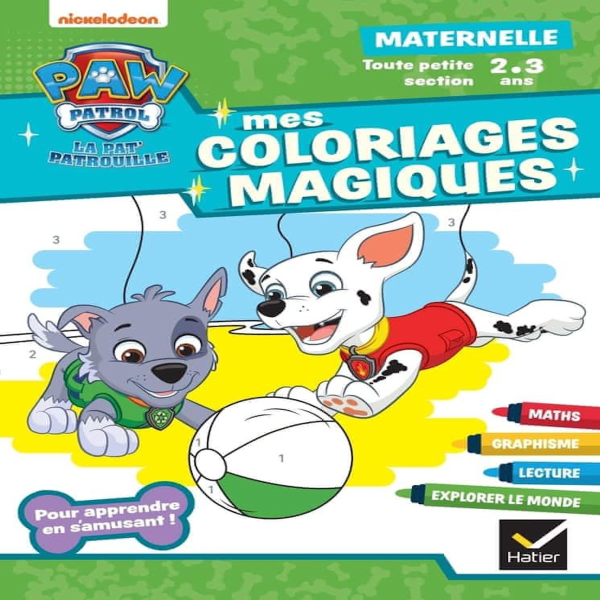 MES COLORIAGES MAGIQUES MATERNELLE TOUTE PETITE SECTION LA PAT' PATROUILLE, Valentin Rachel