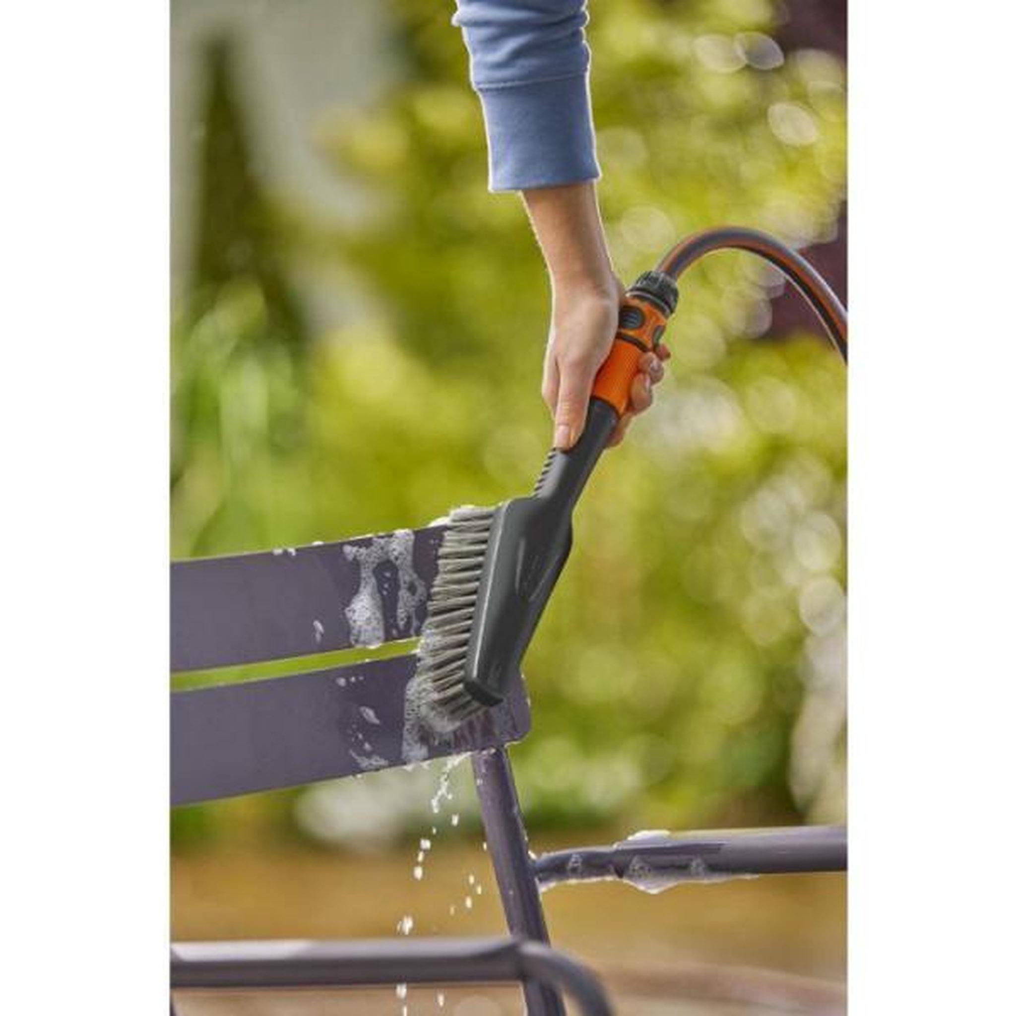 Voir la diapositive 3 : Gardena Brosse de lavage main - gardena - taille s - poils souples - garantie 5 ans