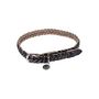Voir la diapositive 2 : Paris Prix Collier pour Chien Réglable  Tressé  45-65cm Noir