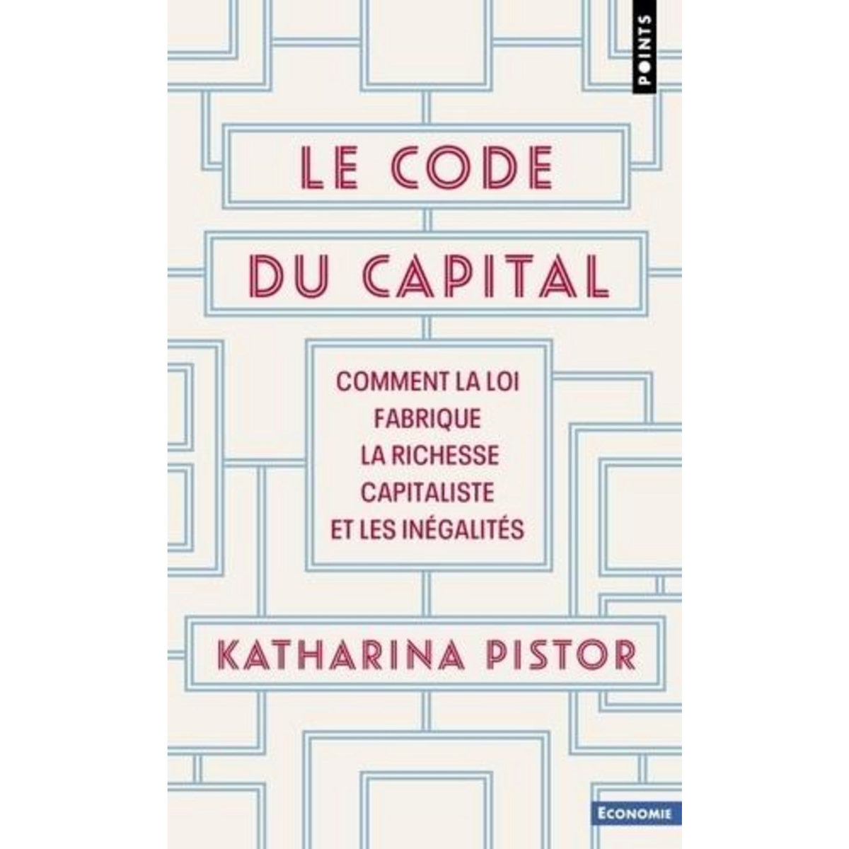 LE CODE DU CAPITAL. COMMENT LA LOI FABRIQUE LA RICHESSE CAPITALISTE ET LES INEGALITES, Pistor Katharina