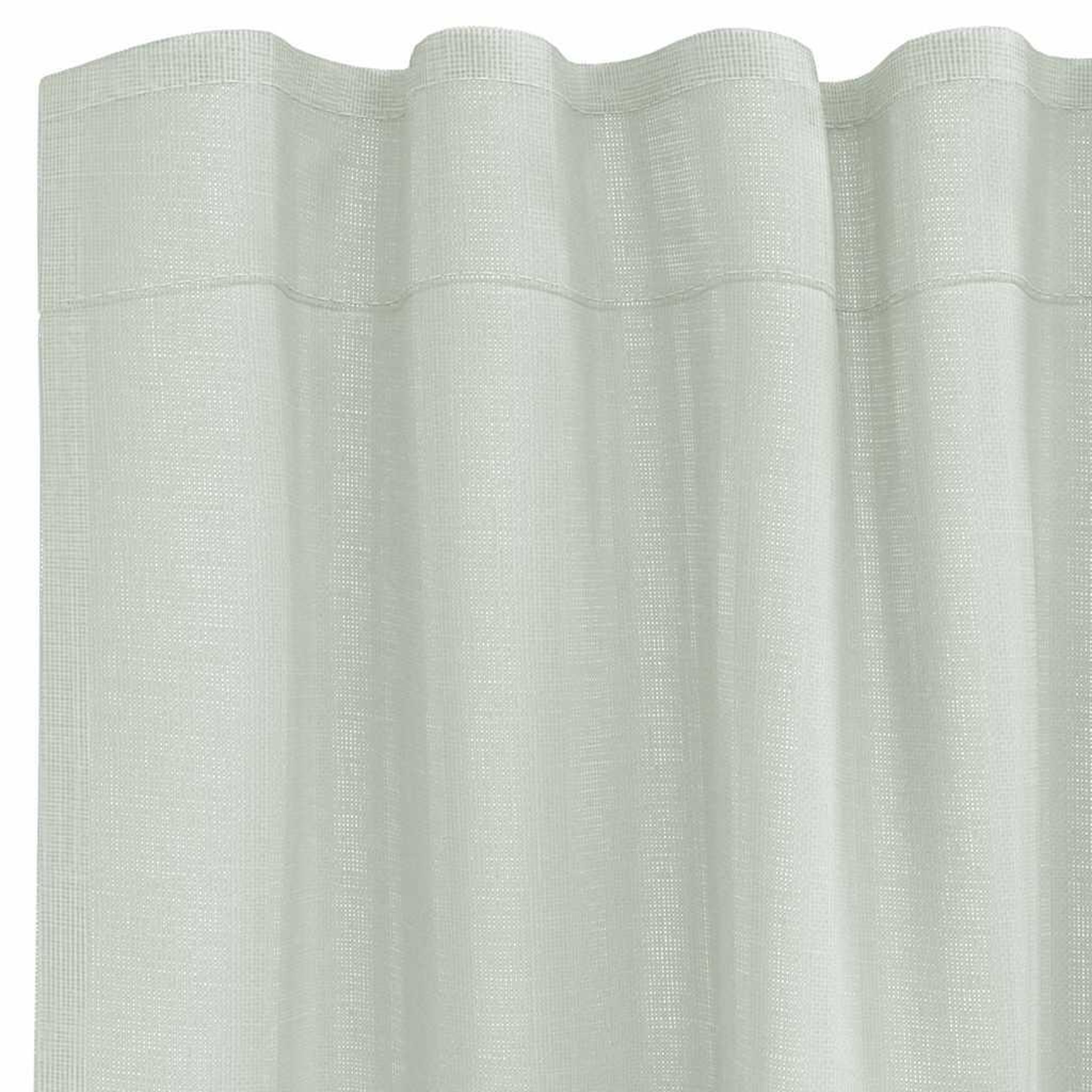 Voir la diapositive 5 : VIDAXL Rideaux en voile avec boucles 2 pcs gris clair 140x245 cm