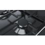 Voir la diapositive 3 : Neff Table de cuisson à gaz 75cm 5 feux inox - t27ds59n0