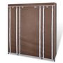 Voir la diapositive 3 : VIDAXL Armoire avec compartiments et tiges 45 x 150 x 176 cm Marron