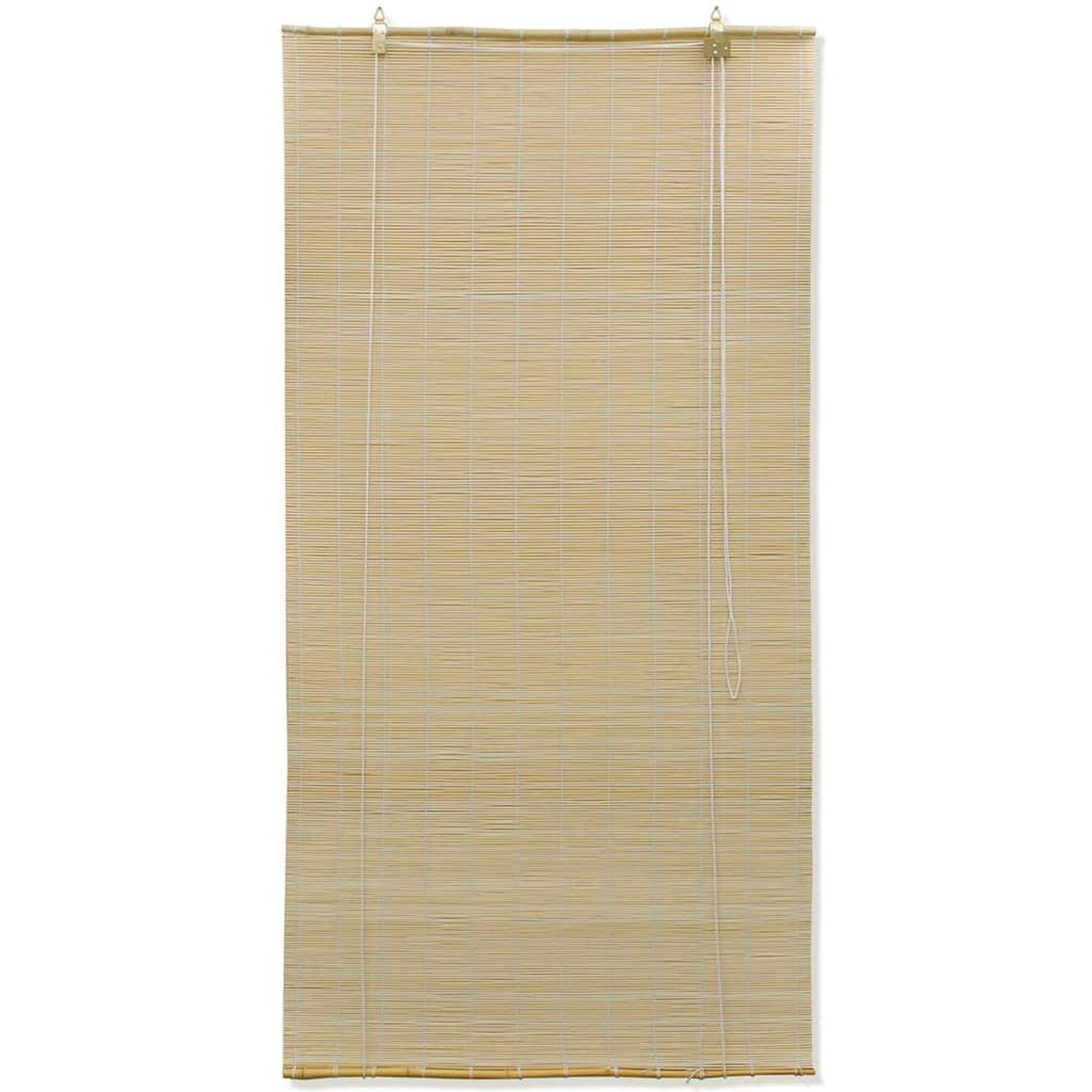 Voir la diapositive 2 : VIDAXL Store a rouleau bambou naturel 120x220 cm
