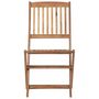Voir la diapositive 3 : VIDAXL Chaises pliables de jardin lot de 6 Bois d'acacia solide