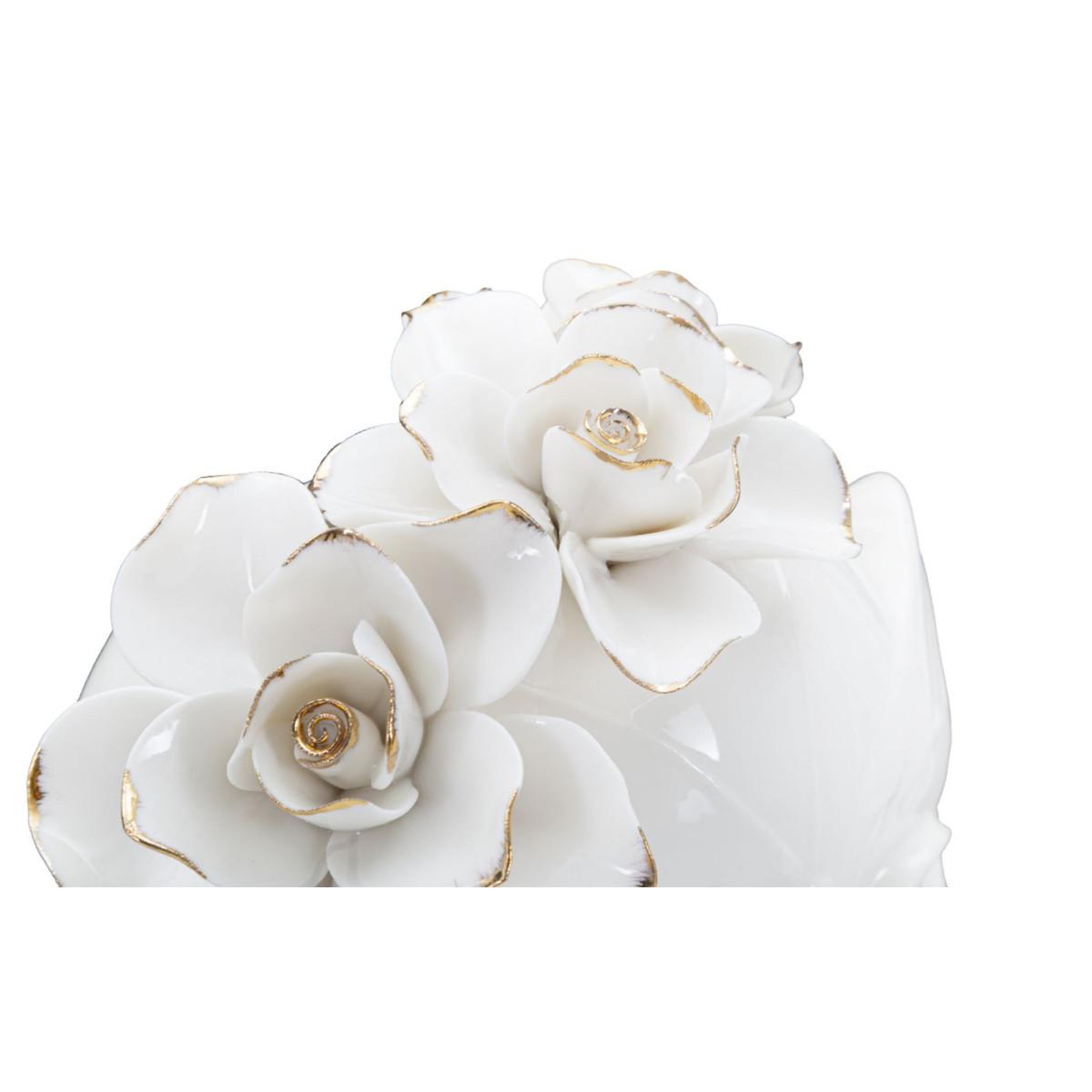Voir la diapositive 4 : Paris Prix Vase déco en porcelaine  woman mask  27cm blanc