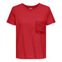 Voir la diapositive 1 : JACQUELINE DE YONG T-shirt Rouge Femme JDY Selma
