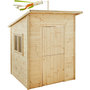 Voir la diapositive 2 : Soulet Cabane de jardin enfant - Bois - H1,60m- SANTA MONICA