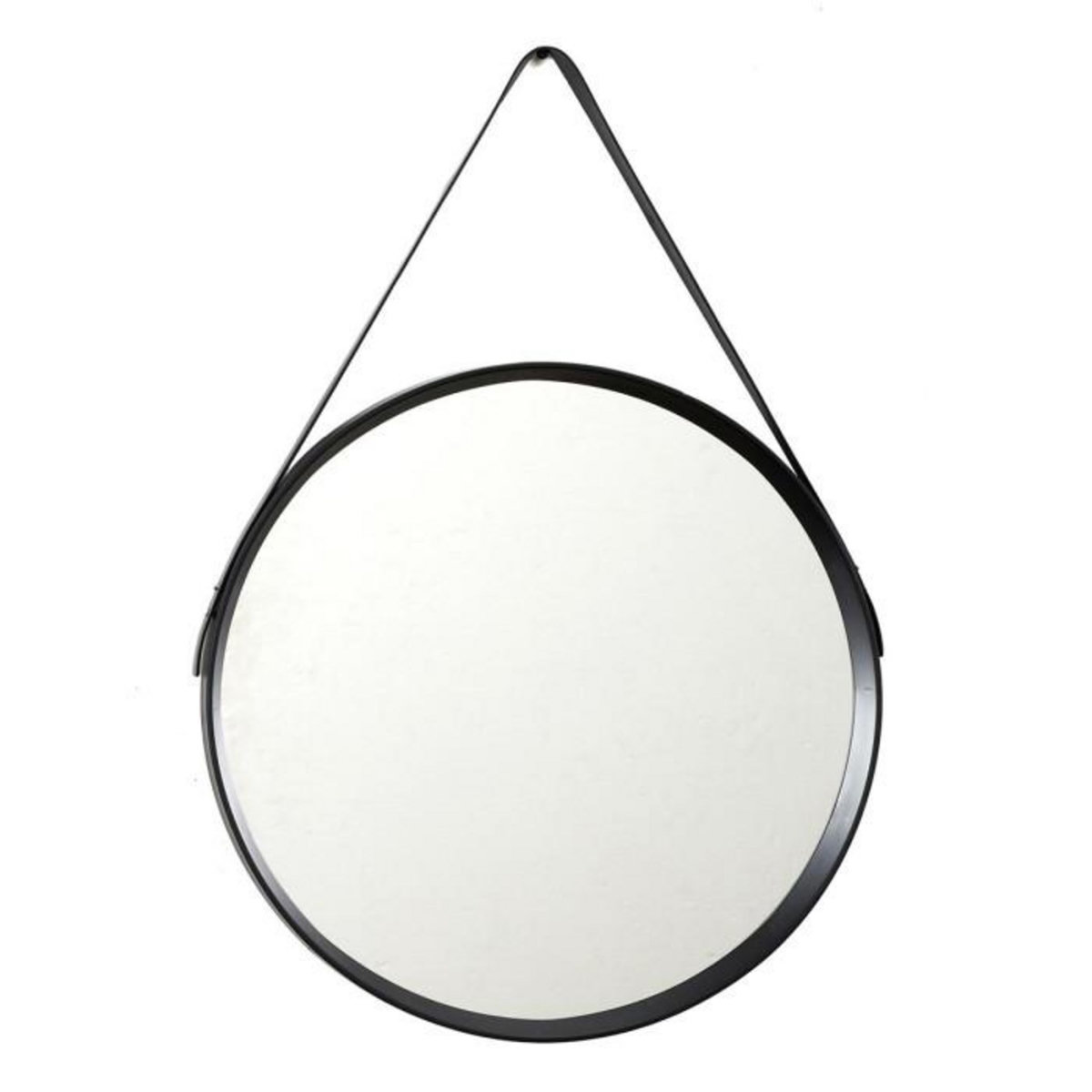 Paris Prix Miroir Rond  Barbier  51cm Noir