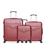 AMERICAN TRAVEL AMERICAN TRAVEL - LOT DE 3 - Valises grand format, weekend et cabine CHELSEA. Coloris disponibles : Gris, Beige, Noir, Rose, Bleu
